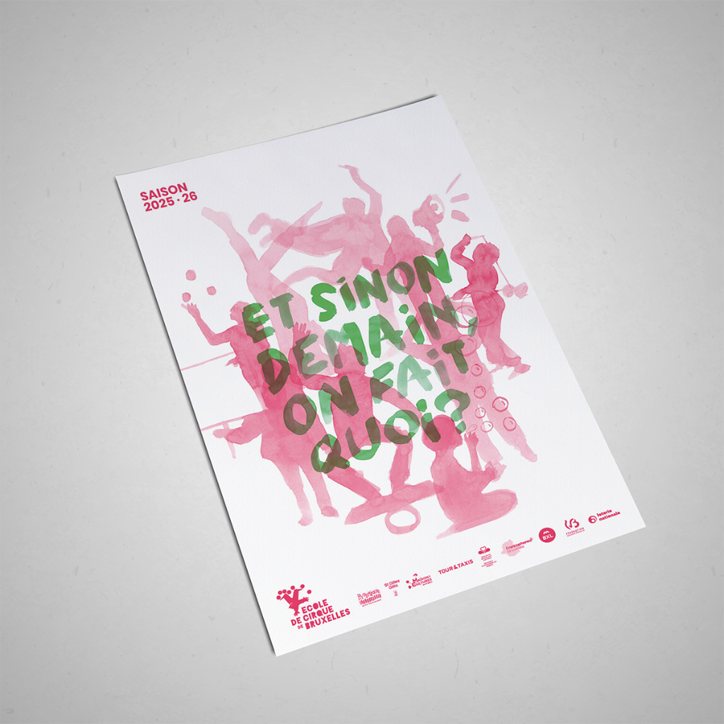 École de Cirque de Bruxelles season agenda recto