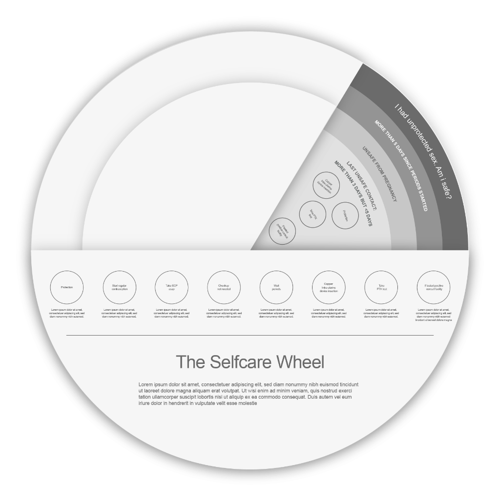 WHO Self-Care Wheel design 6