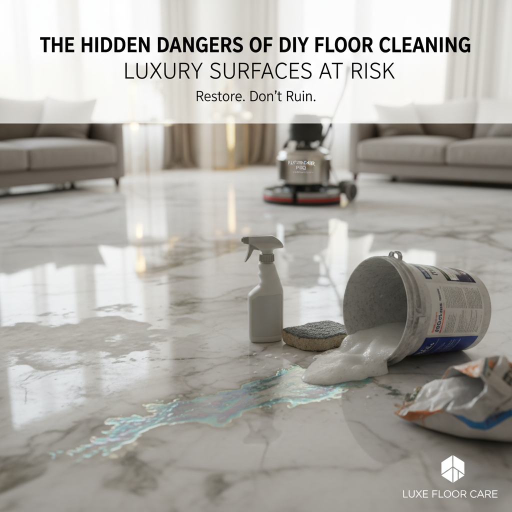 The Hidden Dangers of DIY Floor Cleaning on Luxury Surfaces