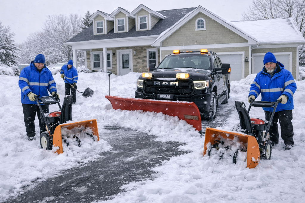Professional snow removal