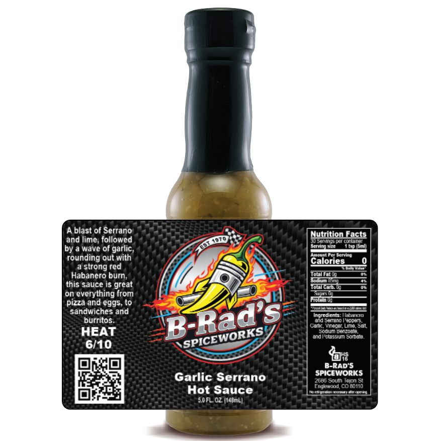 Garlic Serrano Hot Sauce