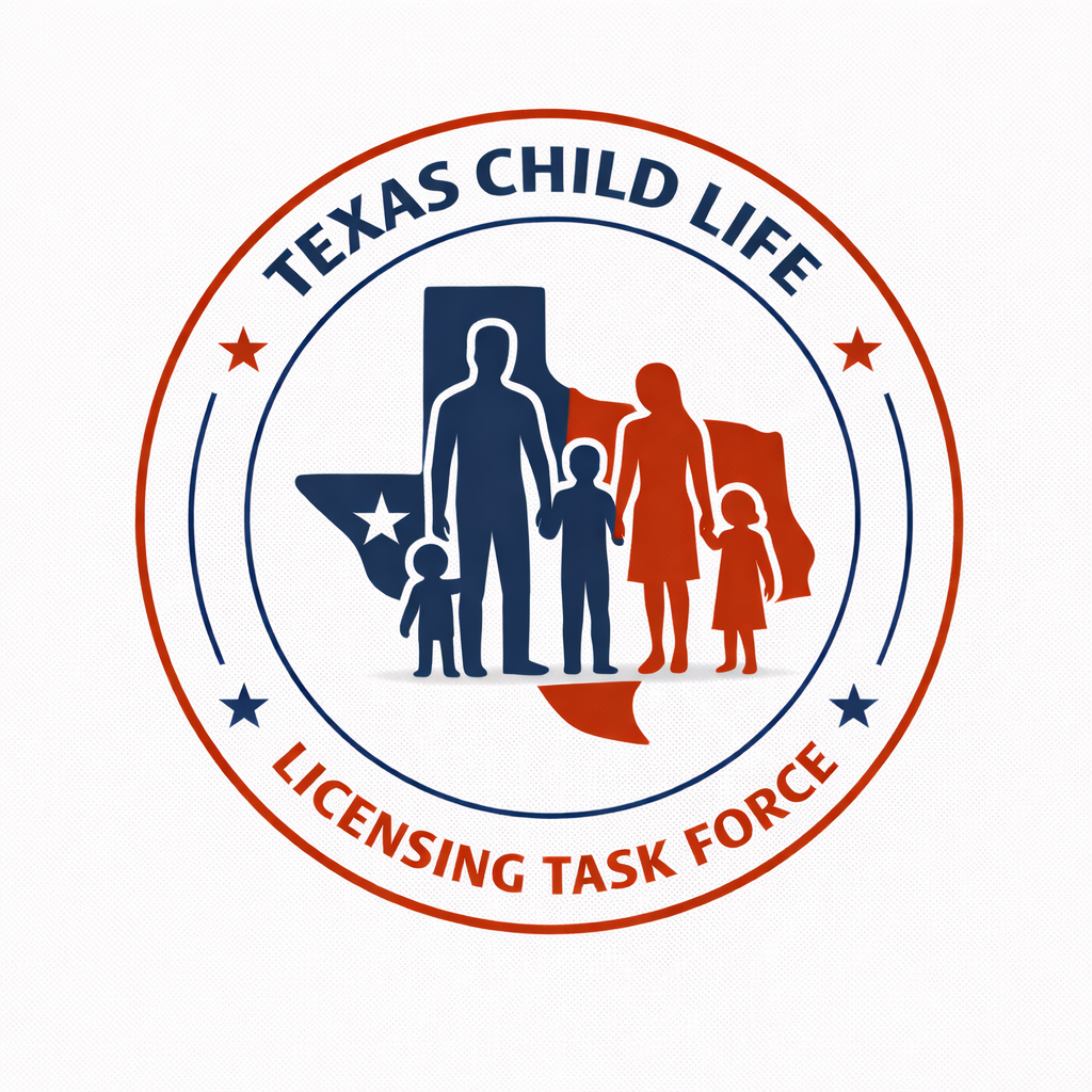 Texas Child Life Licensing Task Force Logo