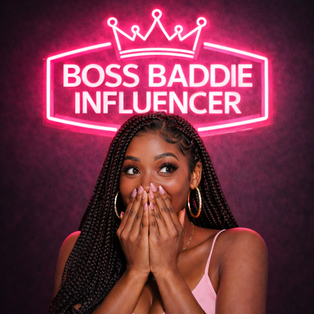 BOSS BADDIE INFLUENCE logo