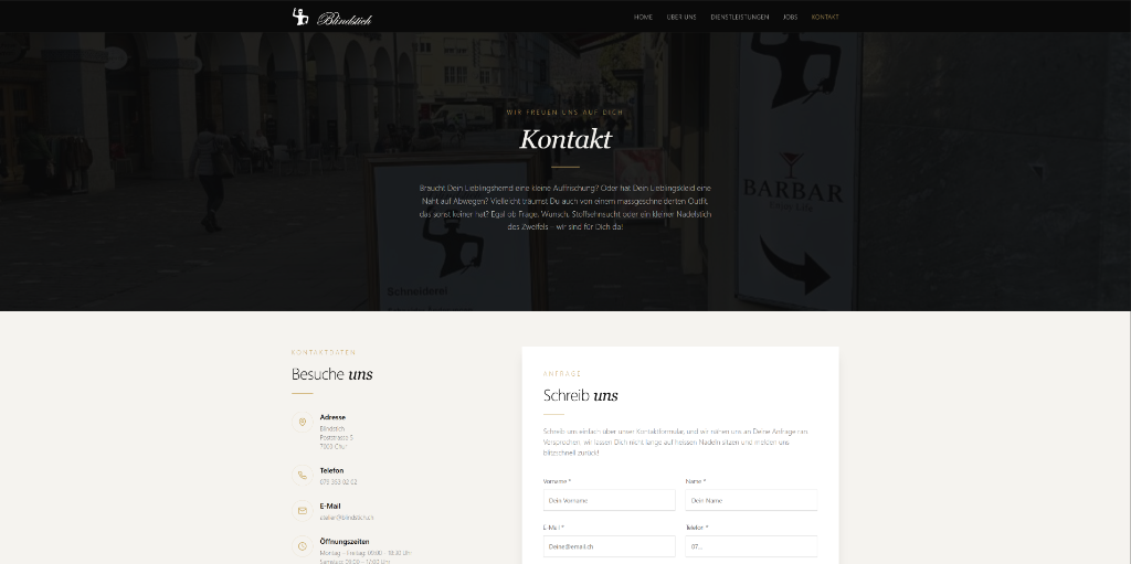 Website Schneiderei Blindstich 3