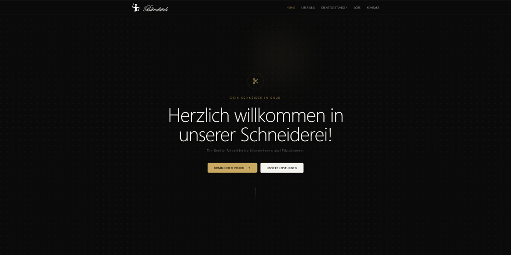 Website Schneiderei Blindstich