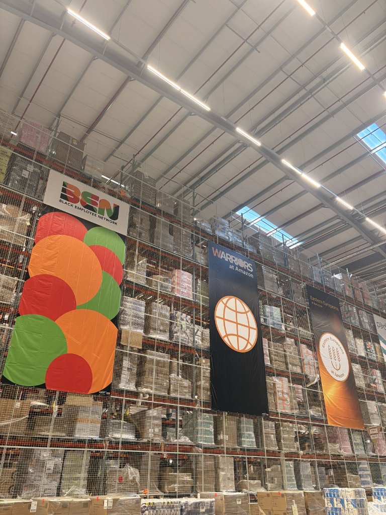 wall graphics for Amazon LBA2 Fulfillment Center (image 2)