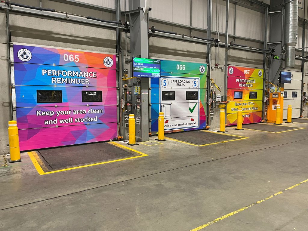 safety signage for Amazon Fulfillment Center (image 6)