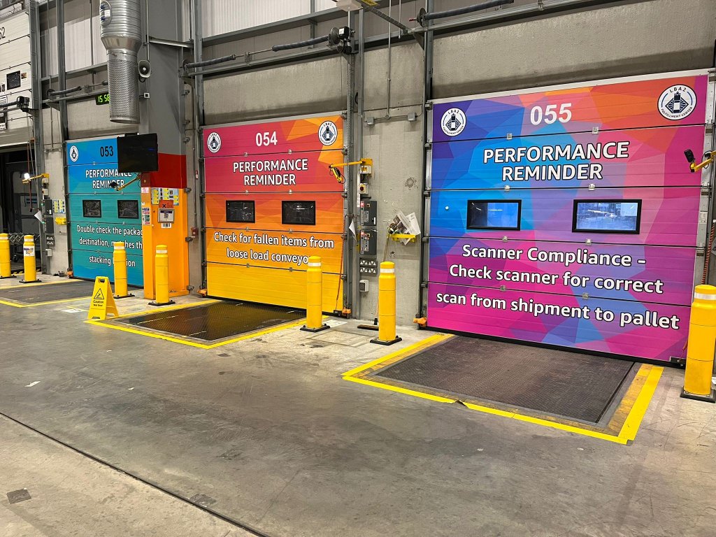 safety signage for Amazon Fulfillment Center (image 3)