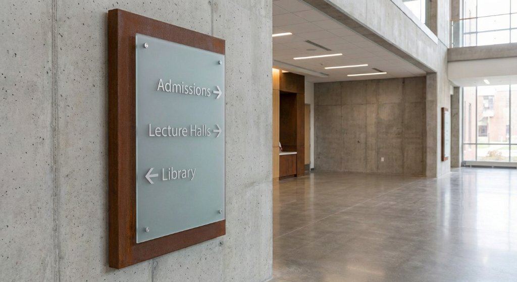 University Campus Interior Signage