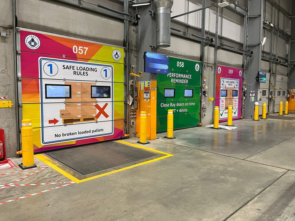 safety signage for Amazon Fulfillment Center (image 4)