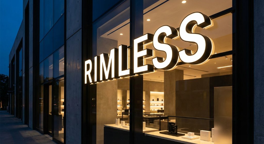Rimless Illuminated Letters