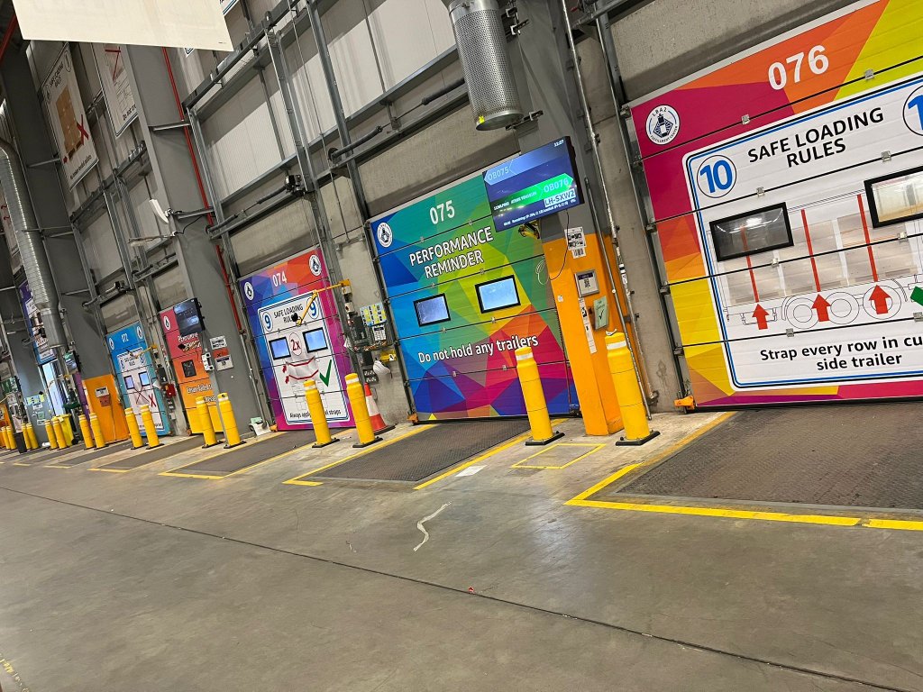 Amazon Warehouse Loading Bay Graphics System
