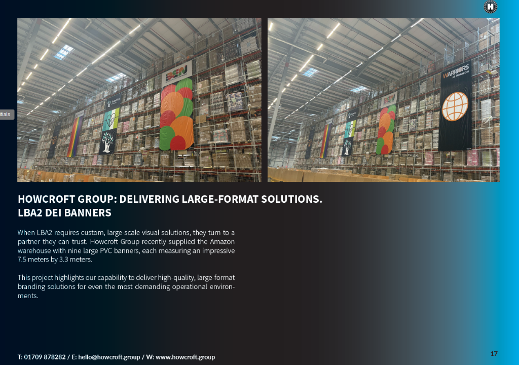 Large Scale Hanging Banners
