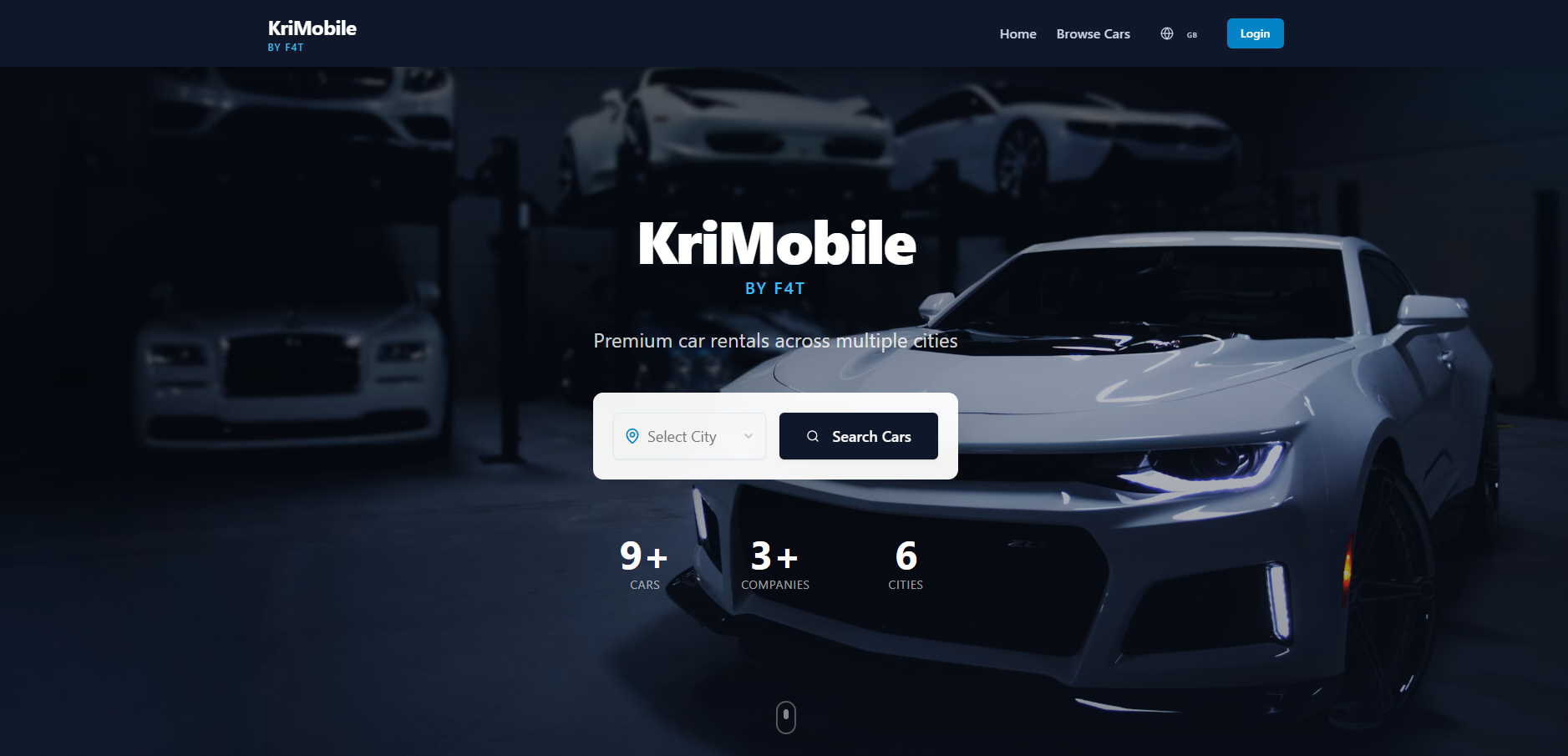 RENTAL CAR SYSTEM template preview