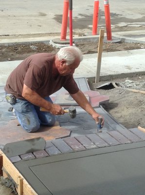 Wayne Andrus at work
