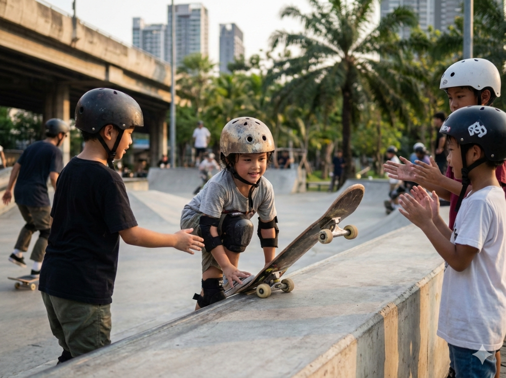 Creative Expression - Youth development program at SKATECUBE KIDS