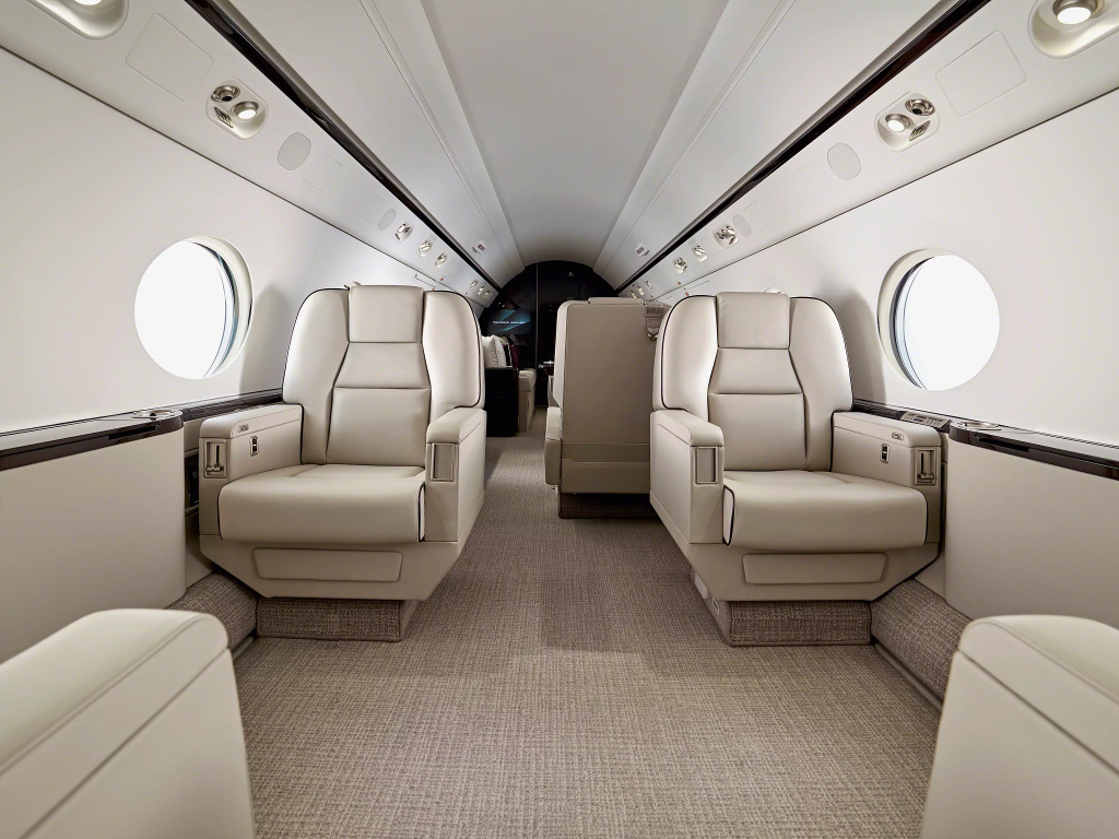 Private Jet Interior