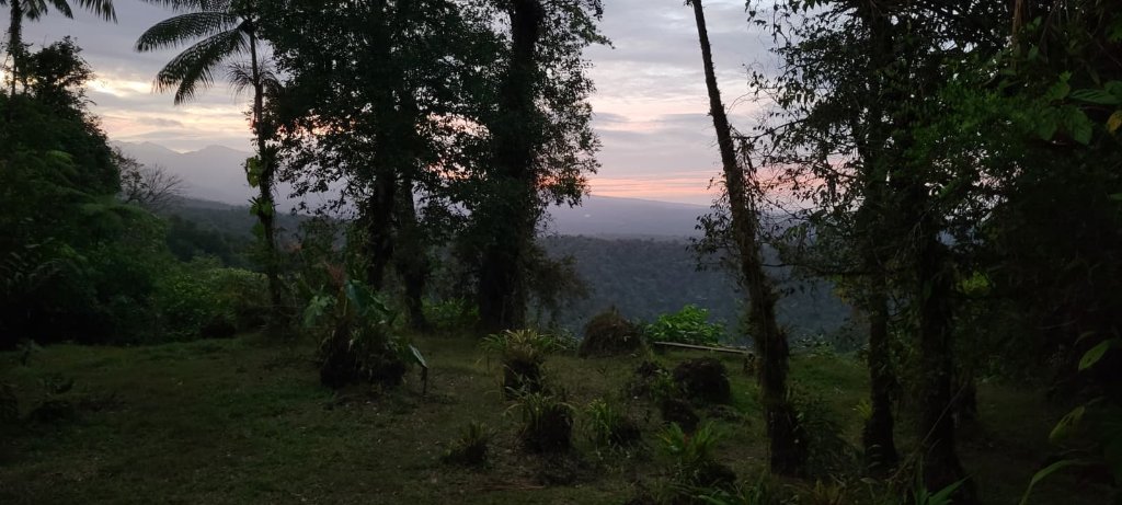 Sunset from camp