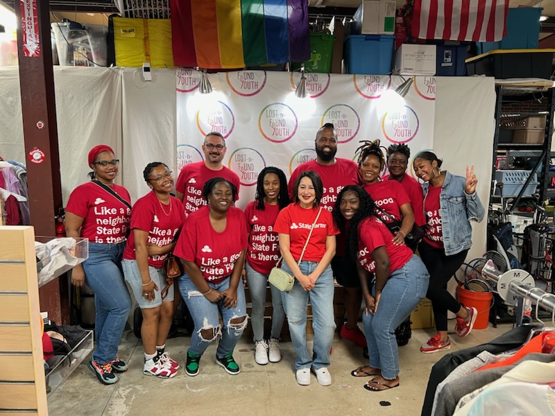 Sincere with community volunteers