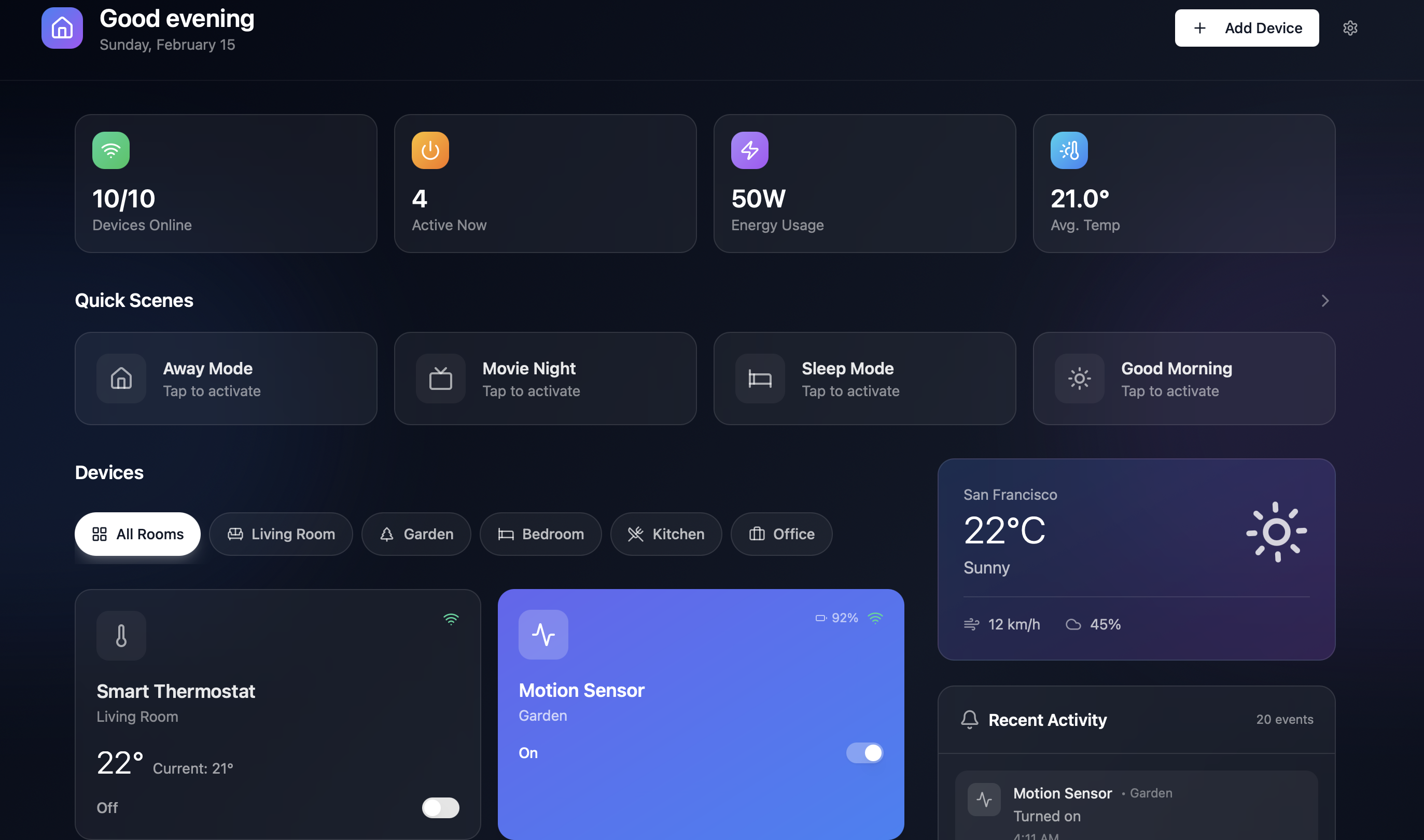 Home Sphere template preview