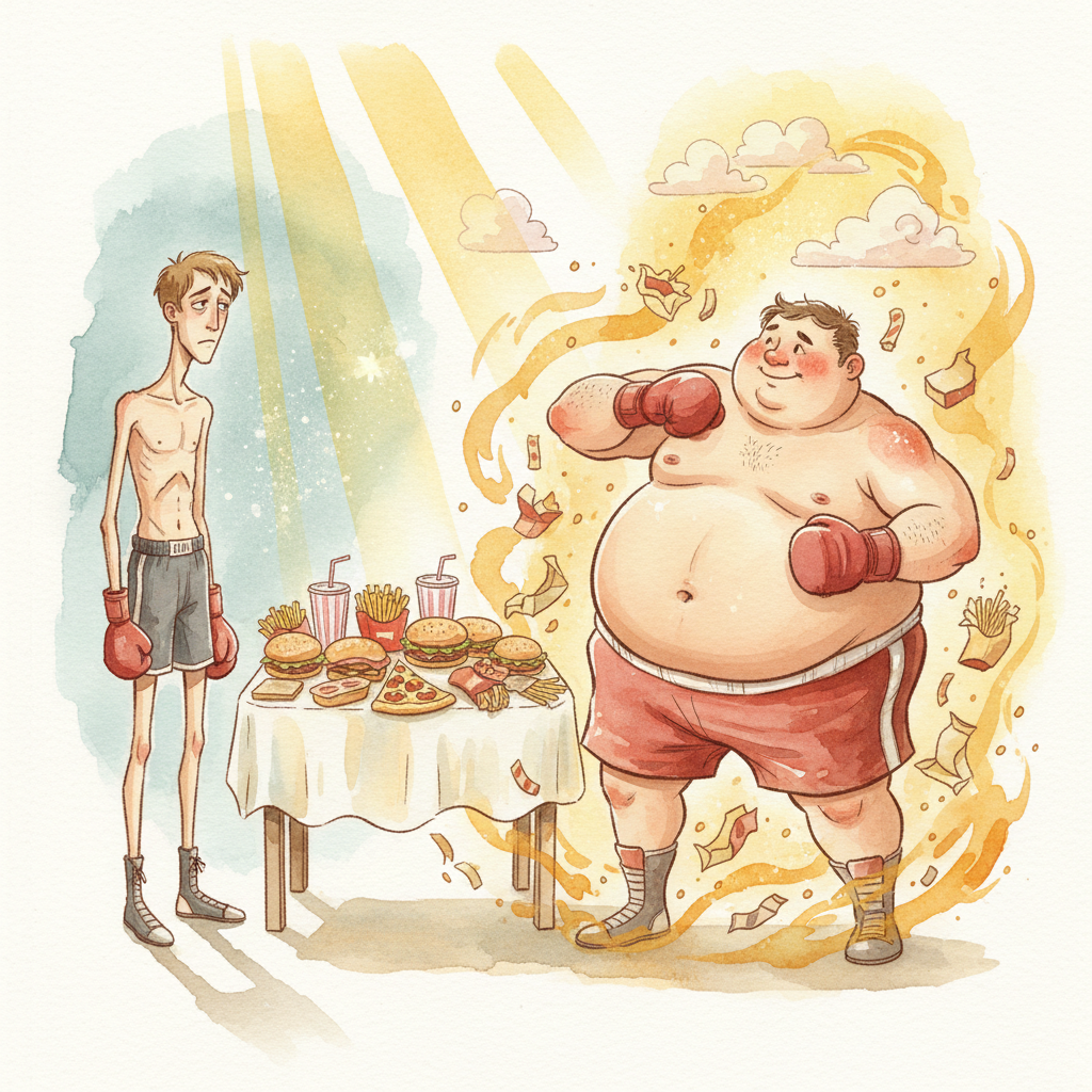 Luchadores de Sumo flacos
