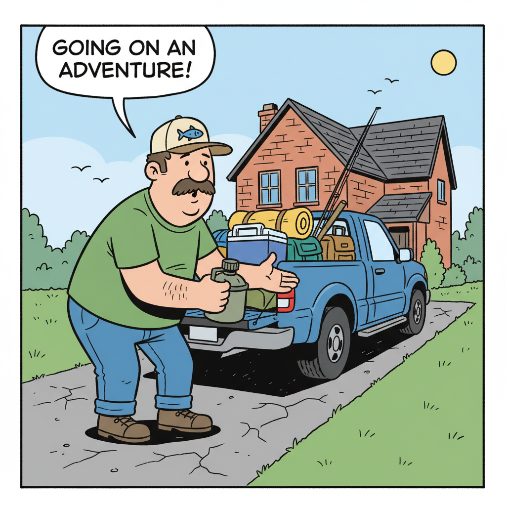 Sausage Fingers #1 by Terry Van Den Elsen — panel 1 of 3