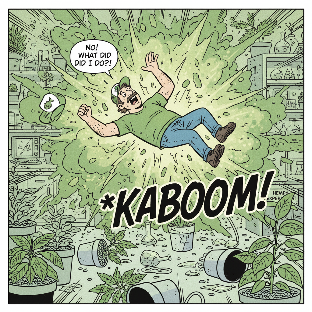 The Awesome Hemp Man by Terry Van Den Elsen — panel 2 of 3