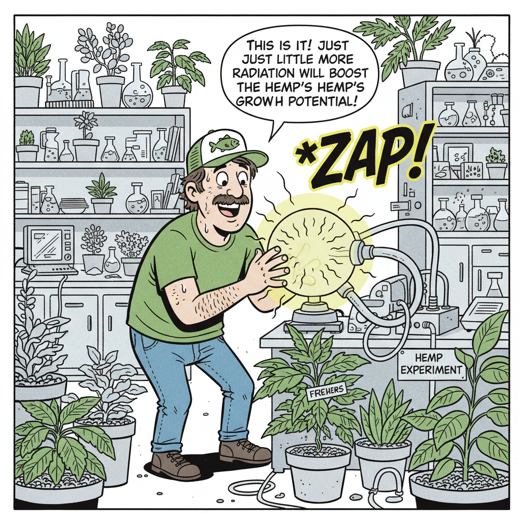 The Awesome Hemp Man by Terry Van Den Elsen — panel 1 of 3