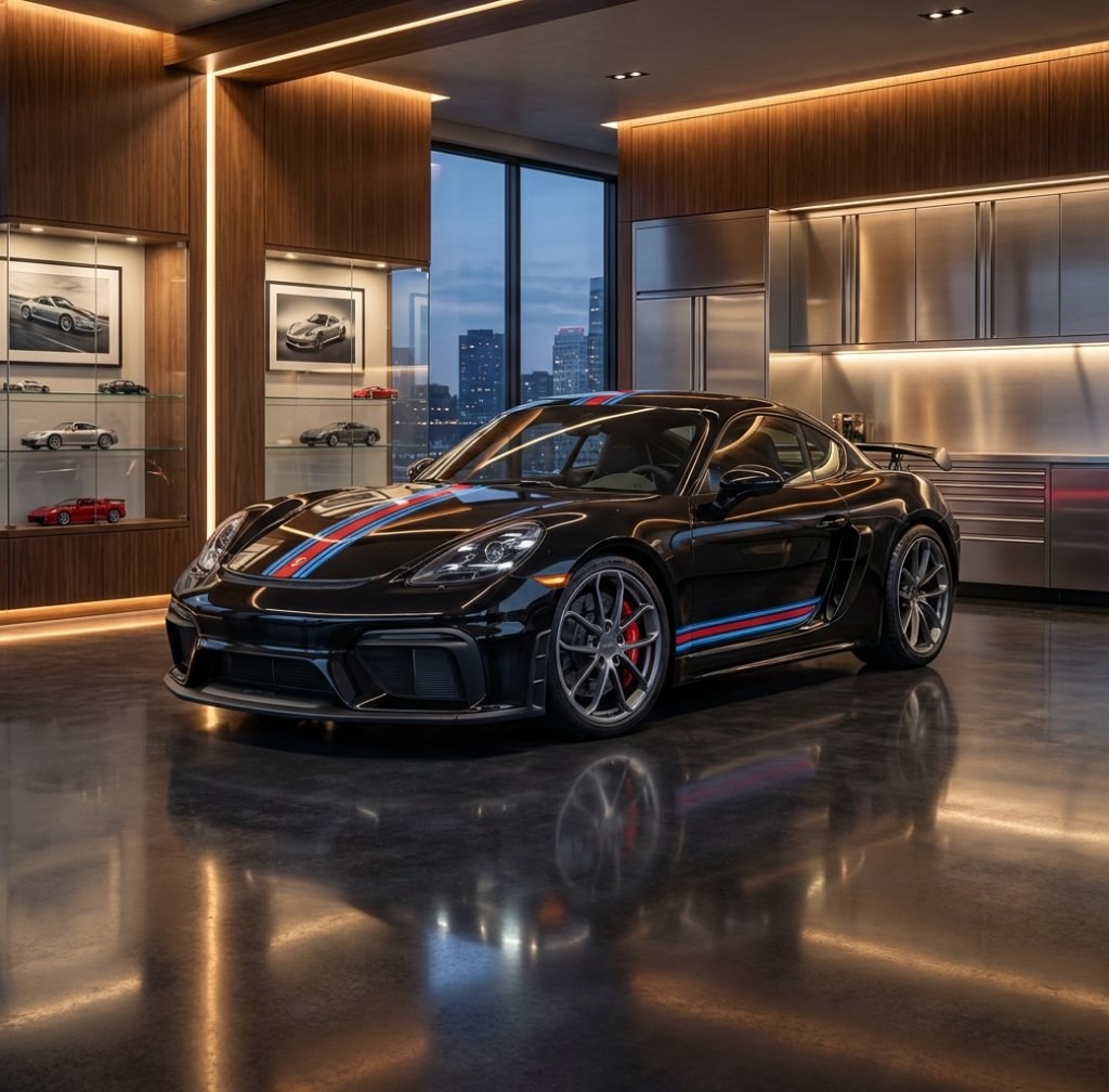 Thin Martini Racing Stripes - Cayman/Boxster