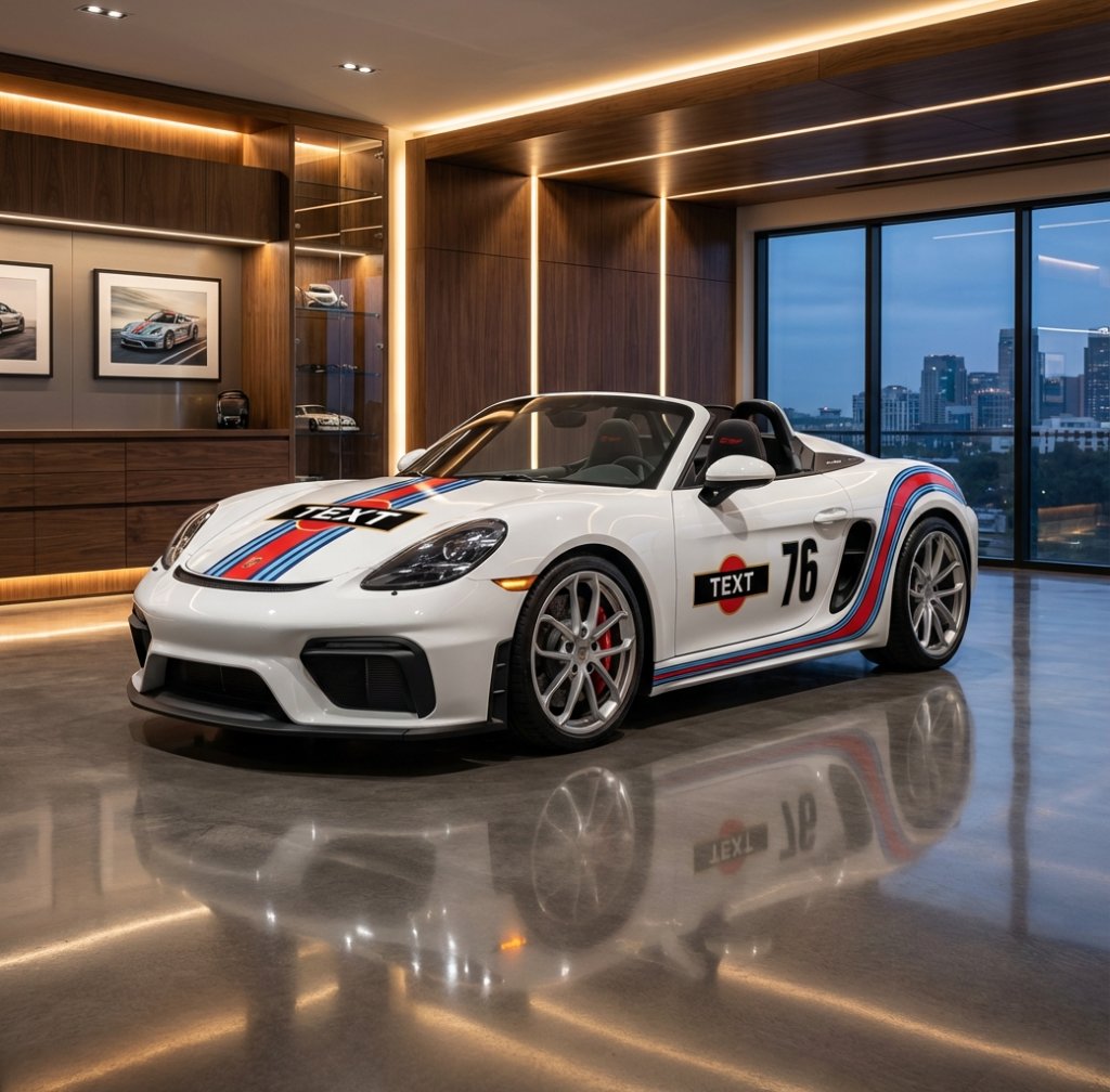 Martini Curved Stripes #76 - White Gloss