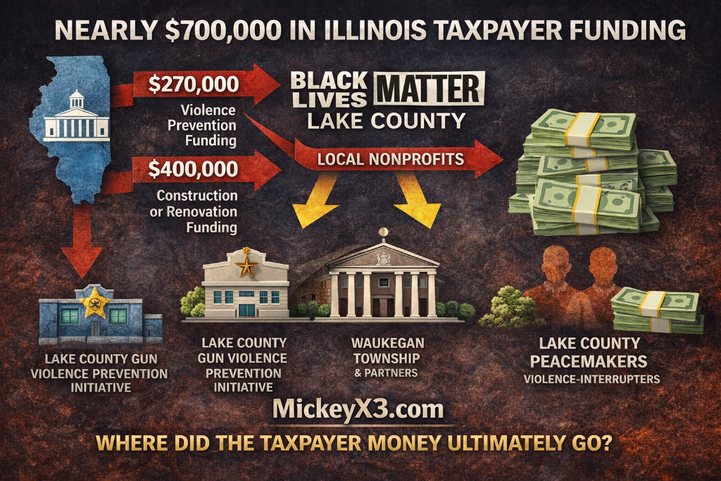 Illinois taxpayer funding flow to BLM Lake County - Nearly $700,000 in state grants