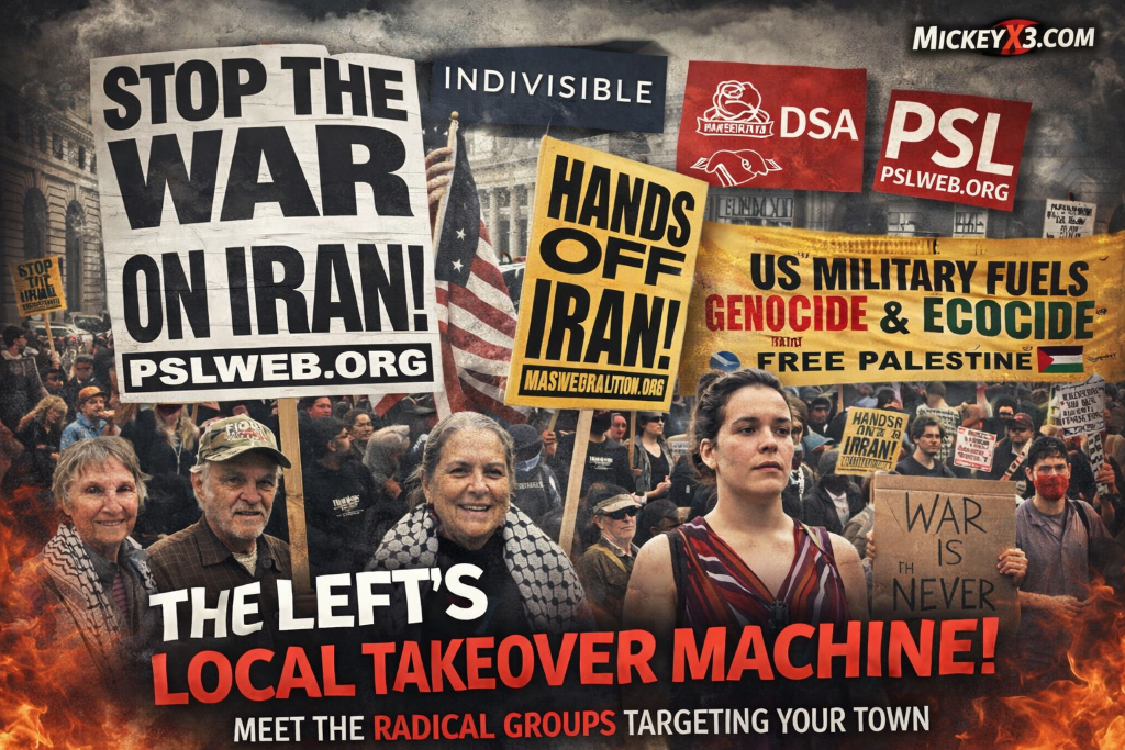 The Left's Local Takeover Machine - Indivisible, DSA, PSL and progressive organizations targeting local politics