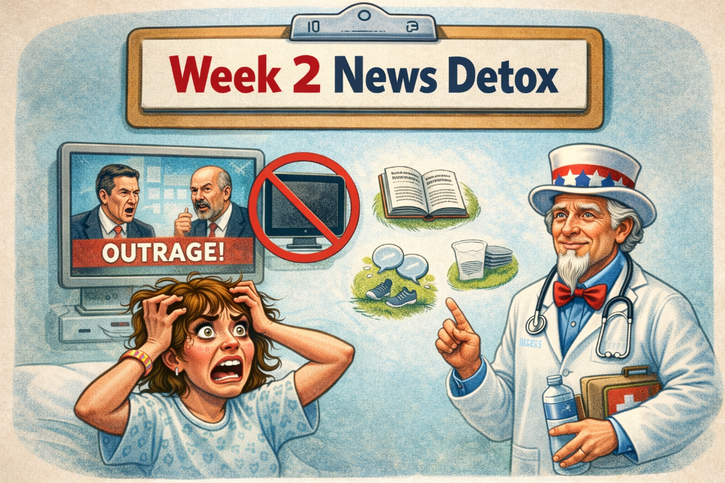 Week 2 News Detox - Cut the outrage dosage
