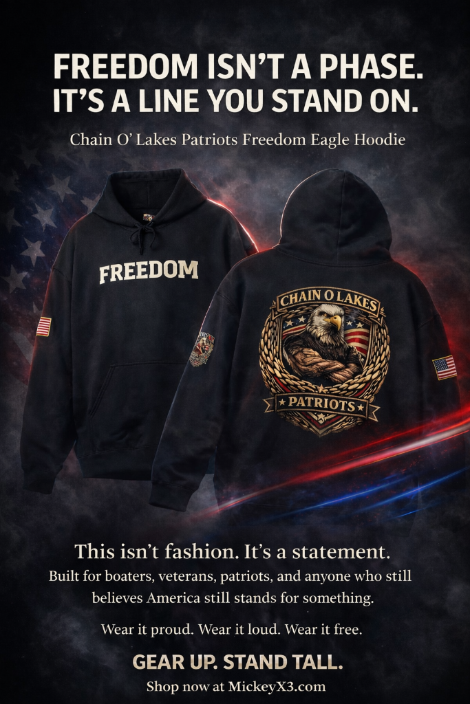 Chain O' Lakes Patriots Freedom Eagle Hoodie