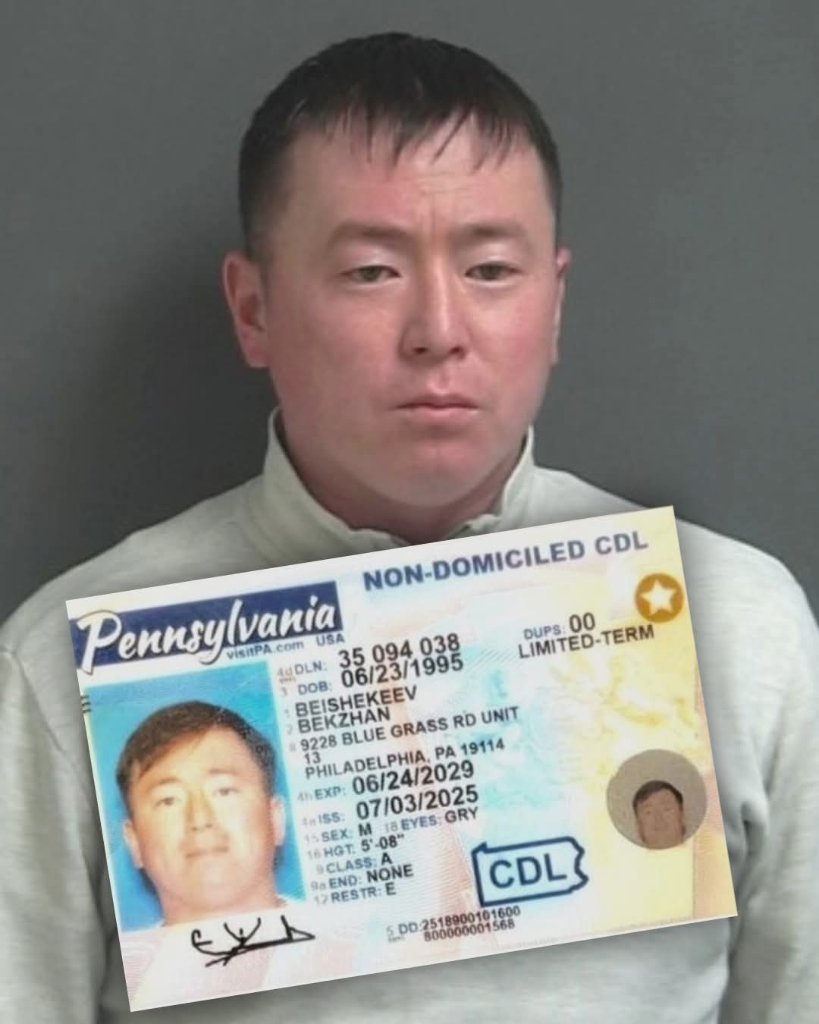 Illegal alien truck driver with Pennsylvania CDL