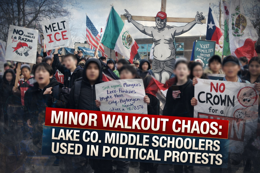 Minor Walkout Chaos: Lake County Middle Schoolers Used in Political Protests