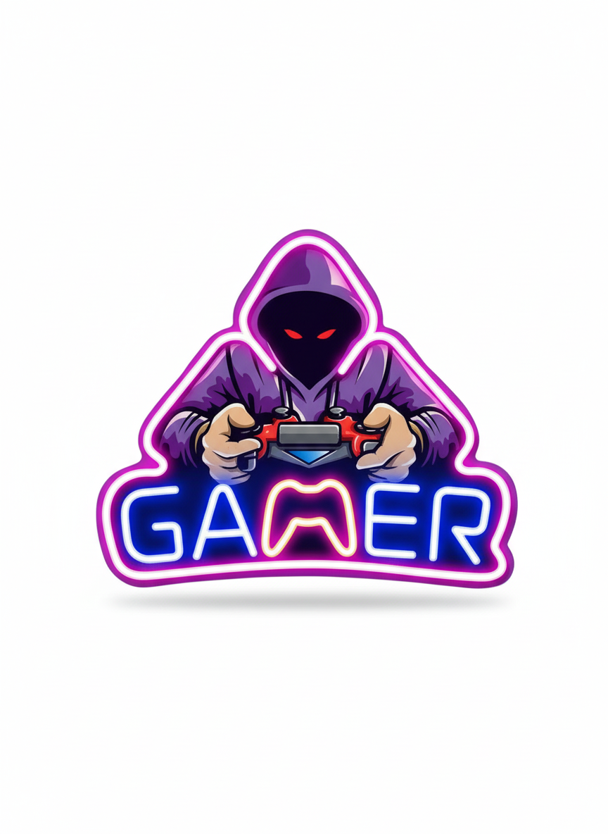 GAMER שלט ניאון