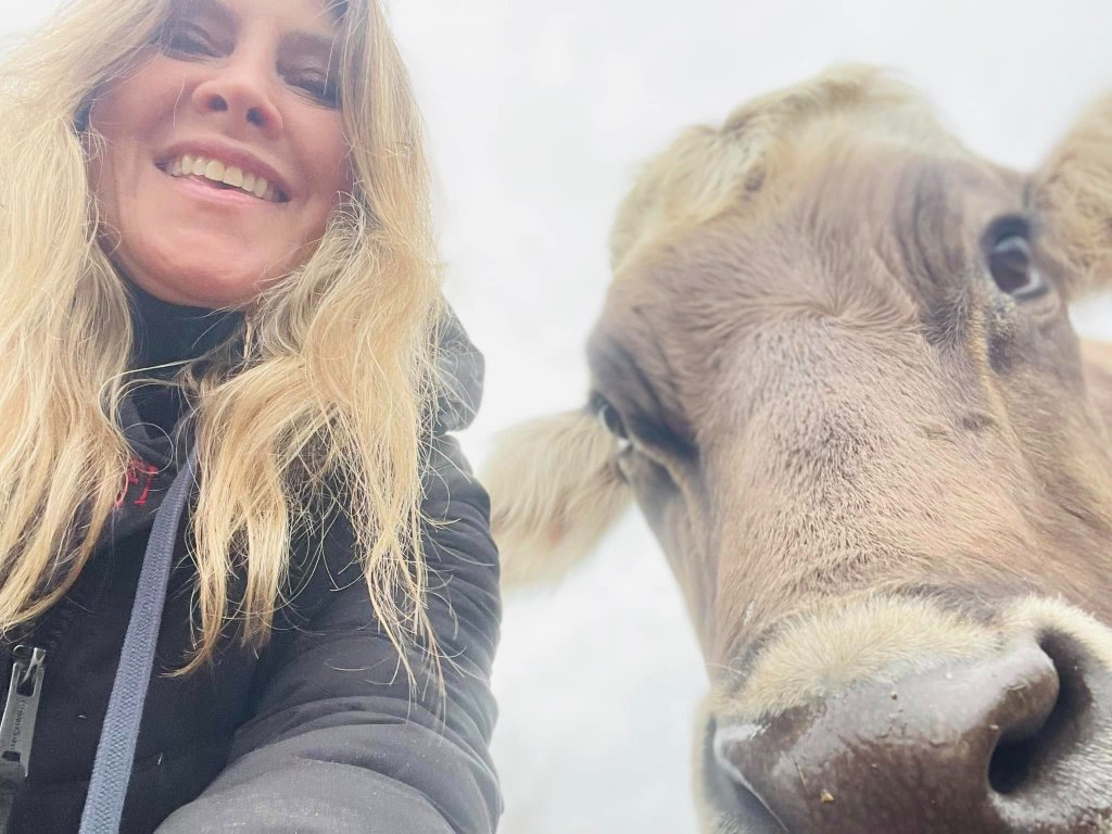 Tracy and Cow
