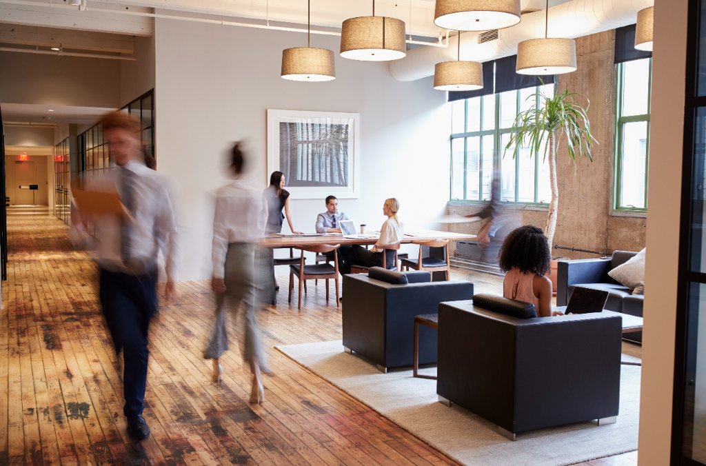 Commercial air conditioning in office environment