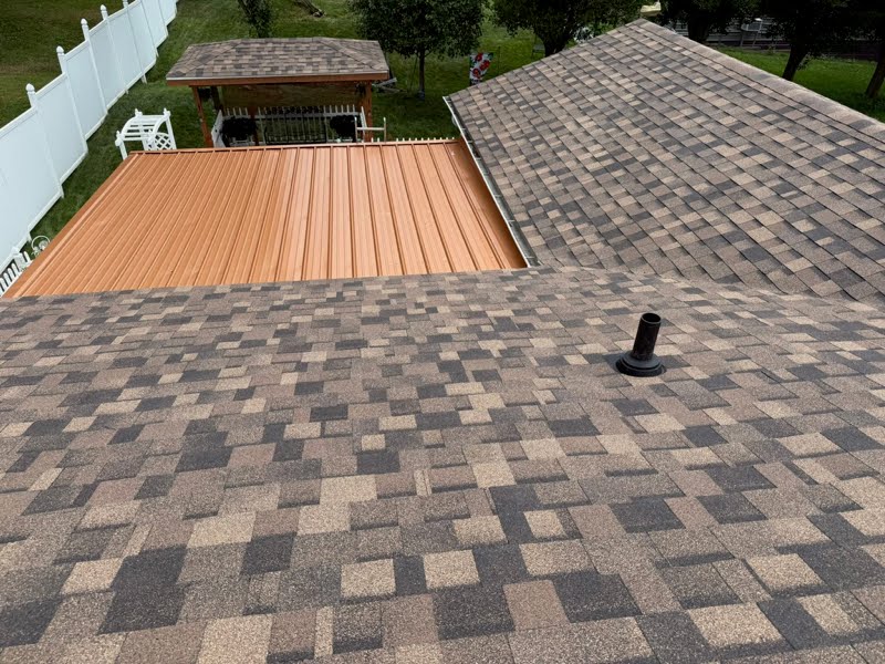 Professional contractor at work