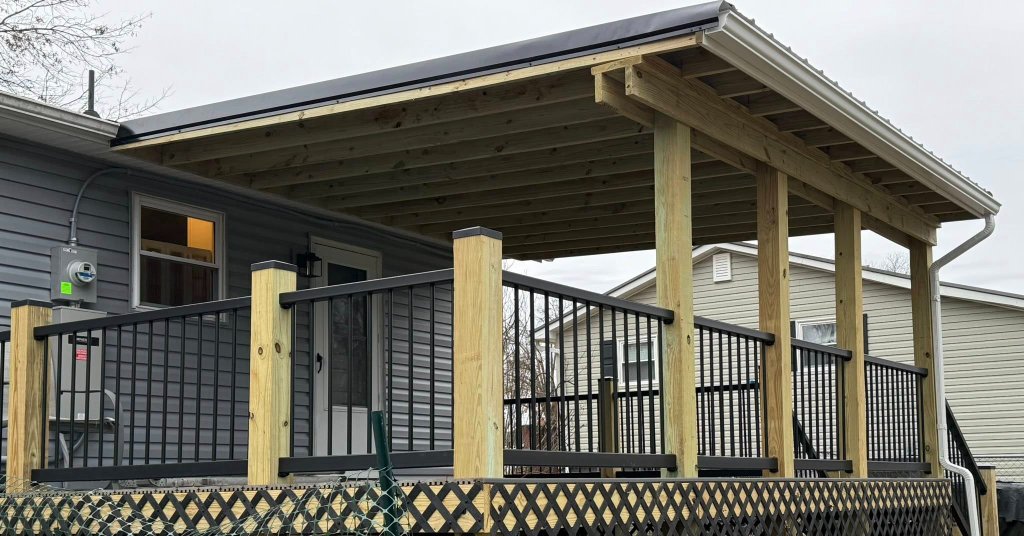 Multi-Level Deck Construction