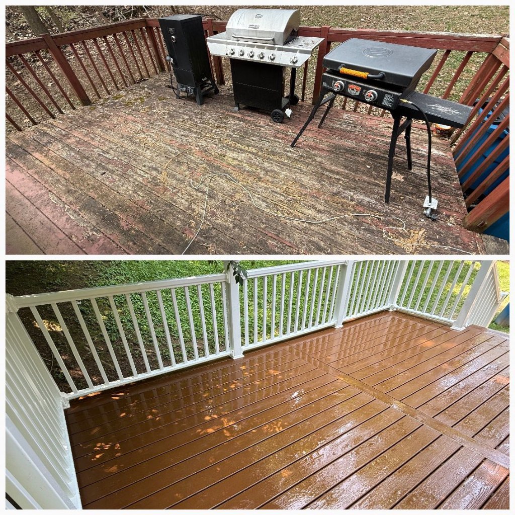 Deck Restoration Before & After