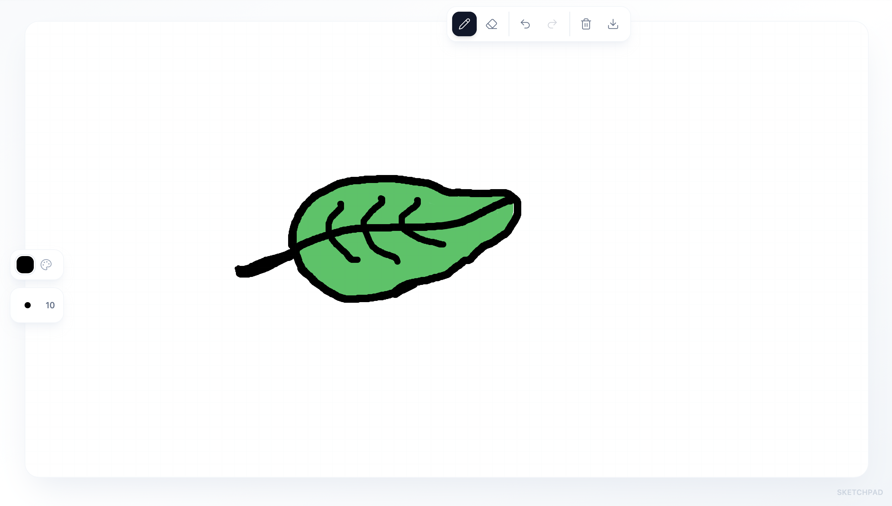 Artisan sketch template preview