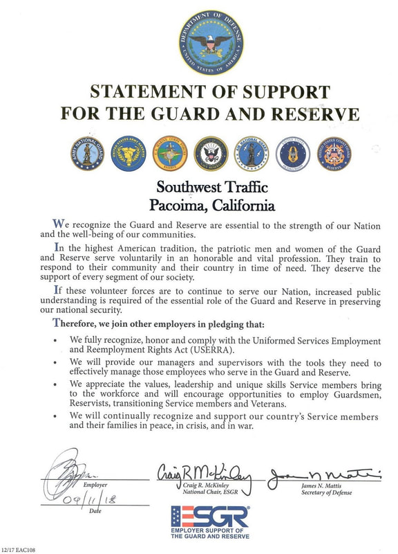 Statement of Support for the Guard and Reserve