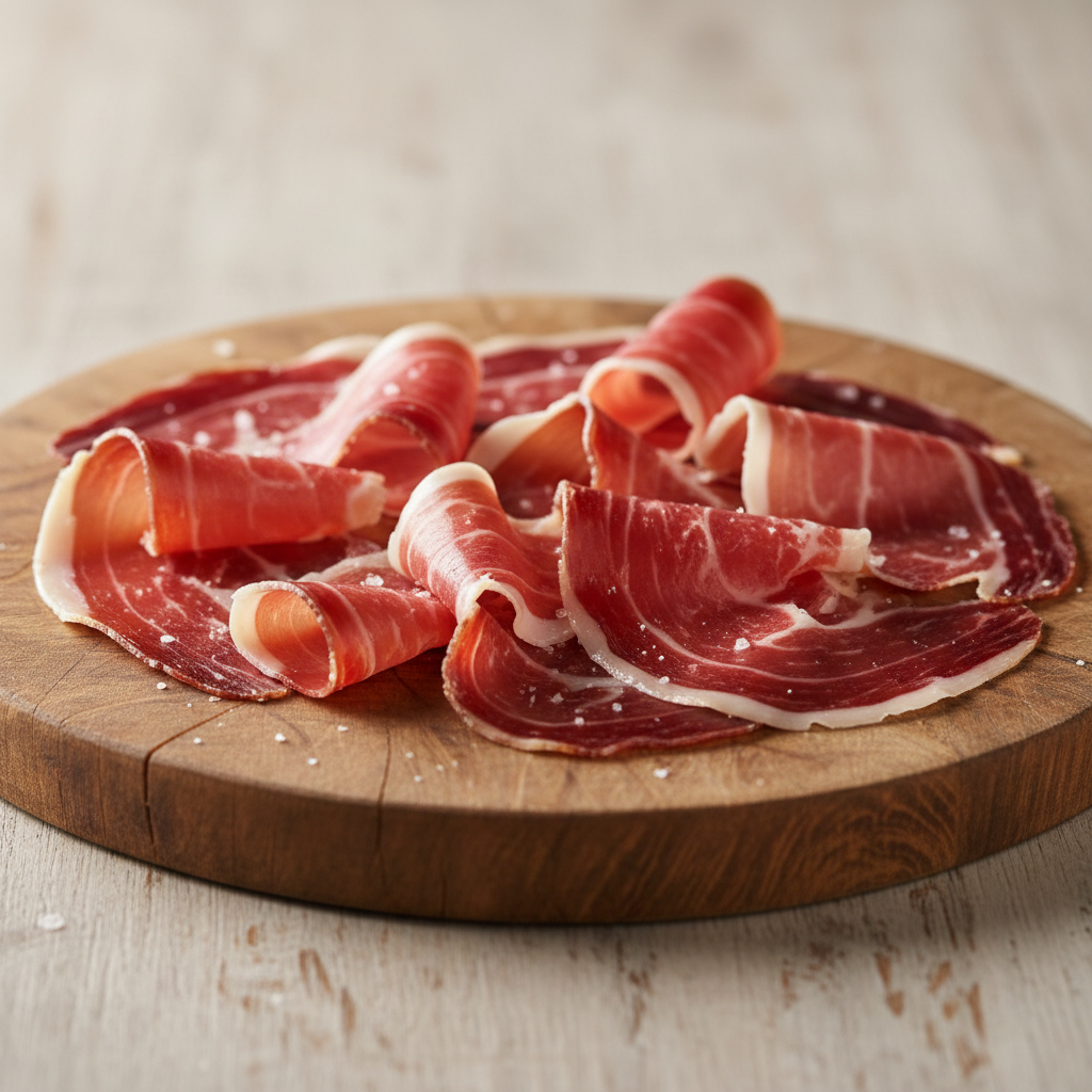 JAMON SERRANO CUMBRES fresco — CARNES FRIAS EMPACADAS AL VACIO
