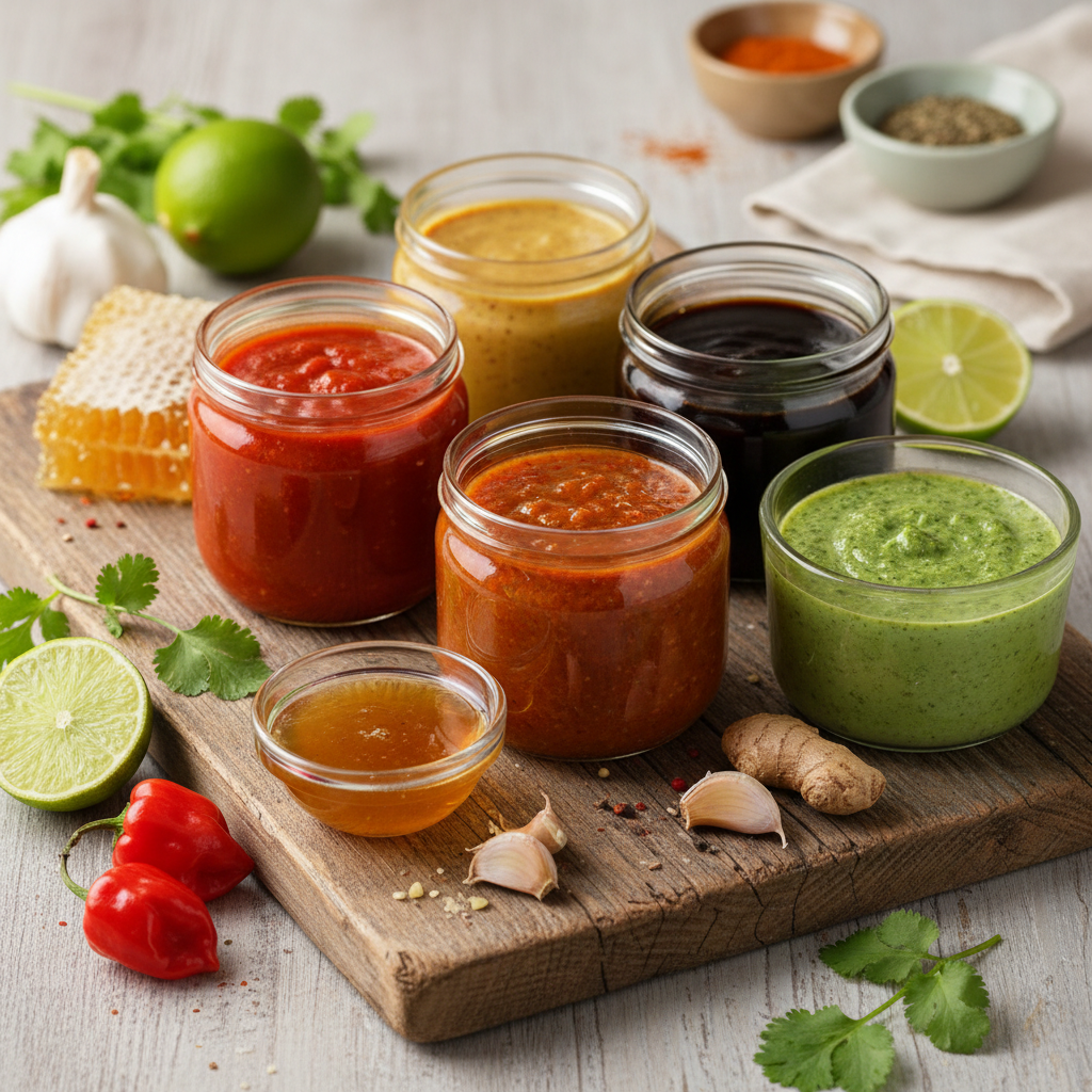 SALSA PARA ALITAS SABORES VARIOS fresco — ABARROTES