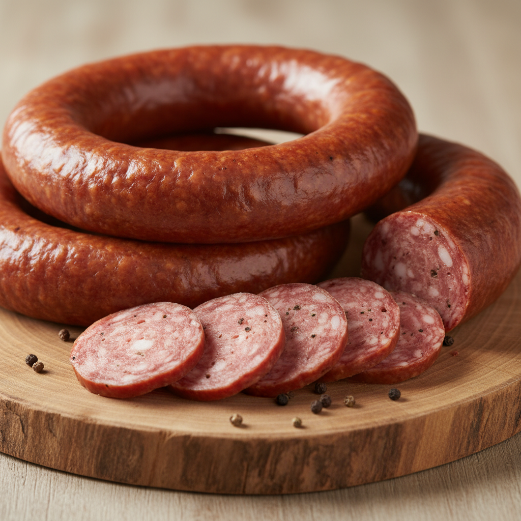 SALAMI ALEMAN JHONSONVILLE fresco — CARNES FRIAS A GRANEL