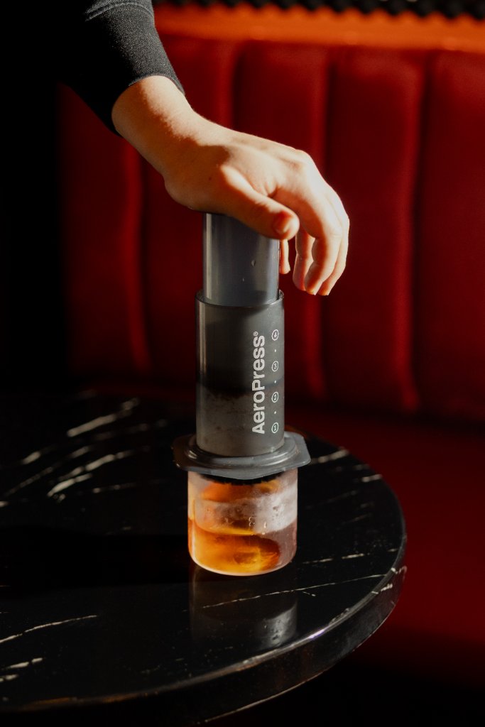 Aero-pressed Negroni