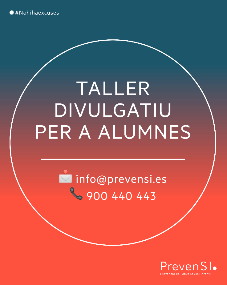Taller Divulgatiu per a Alumnes - PrevenSI