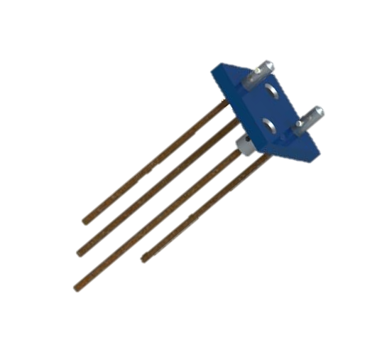 Technical detail of DI-BLOCK automatic structural alignment mechanism for pile joints, featuring precise locking geometry